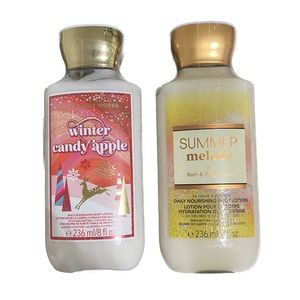 Two Bath & Body works Scented Lotions